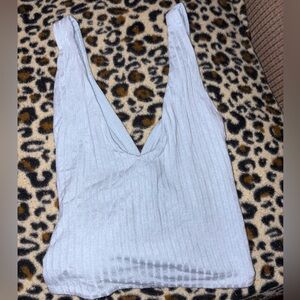 Lulus Ribbed Halter Top Size Small